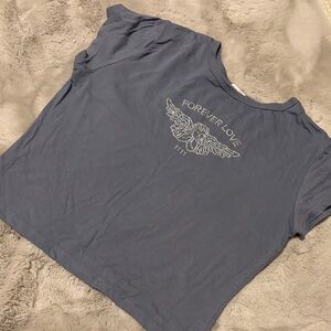Rue21 Gray Graphic Tee